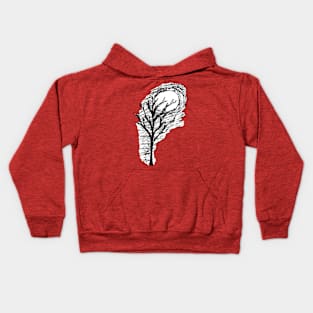 Tree and moon Kids Hoodie